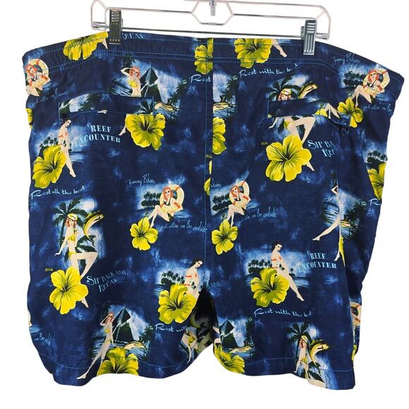 Tommy Bahama Men's Reef Encounter Vacation Poolside Swim Trunks Shorts XL - Picture 2 of 6